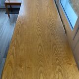 Enfilade en frêne et rotin