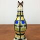 50s André L'Helguen ceramic rooster bottle for Keraluc Quimper