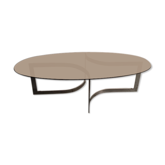 Paul Legeard ellyptic coffee table 1970
