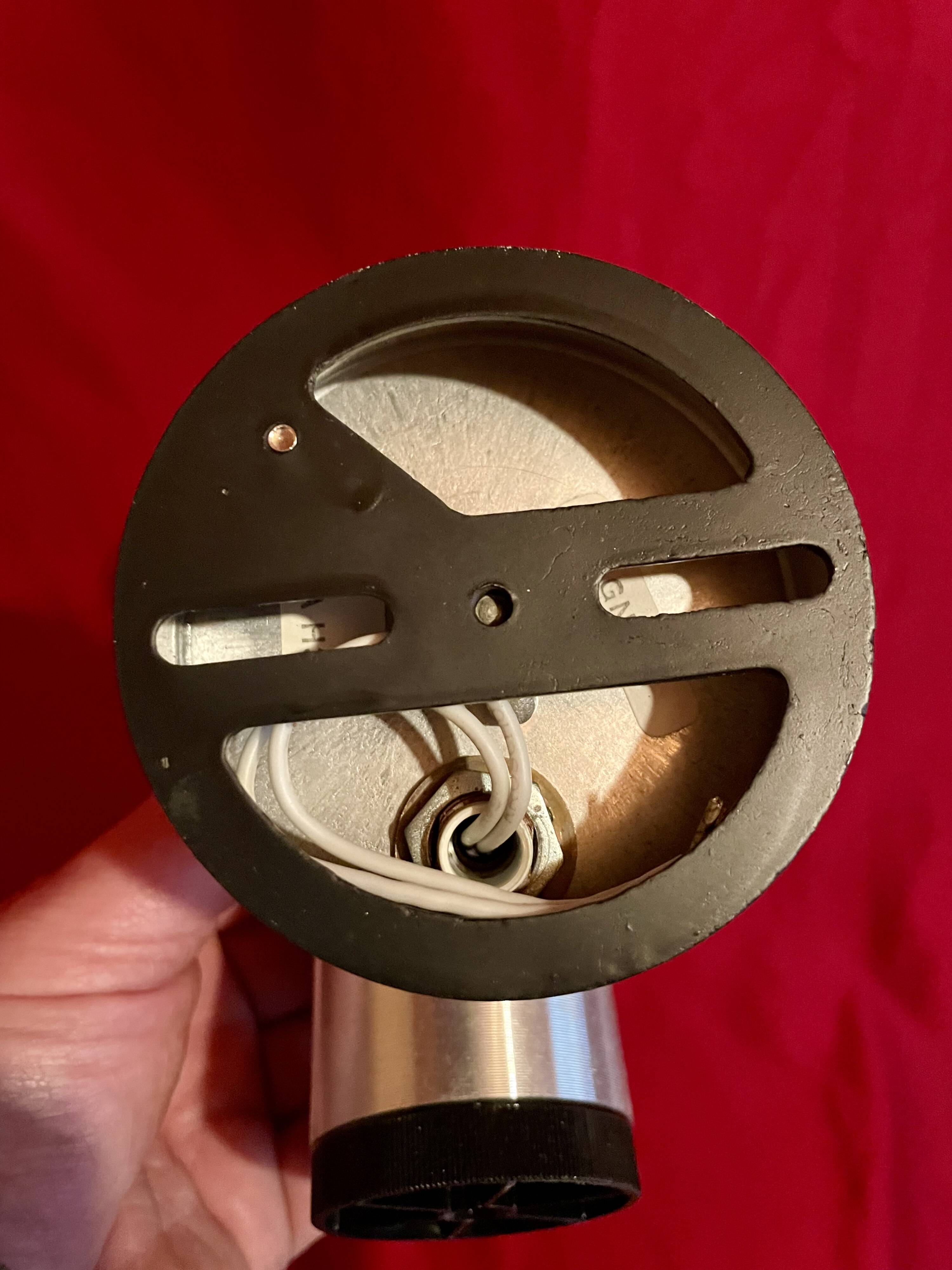 Pair of spotlights, wall lights, "Phillips" Dutch manufacture, from the 70s