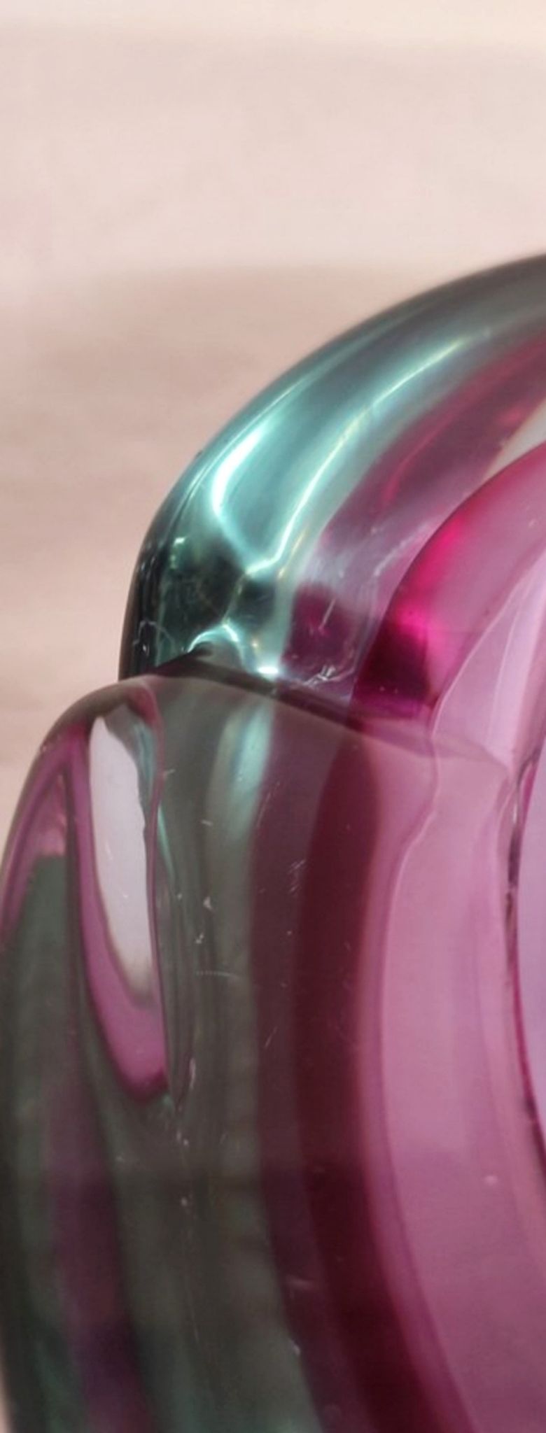 Murano glass ashtray. Italy, 1970s.