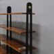 Vintage double multifunction teak bookcase 1960s sweden