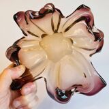 Murano pocket emptier - amber and gold
