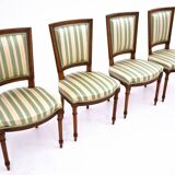 Ensemble de 4 chaises, Suède, vers 1870.