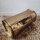 Italian brass hammered umbrella stand 1970-80