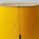 Mediterranean Table Lamp in Hand-Painted Spanish Ceramic, New Yellow Silk Shade