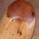 Handmade oriental fruit bowl in thuya wood - vintage marquetry