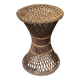 Tabouret diabolo en cannage vintage