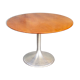 Table à manger en aluminium et bois Italie, 70
