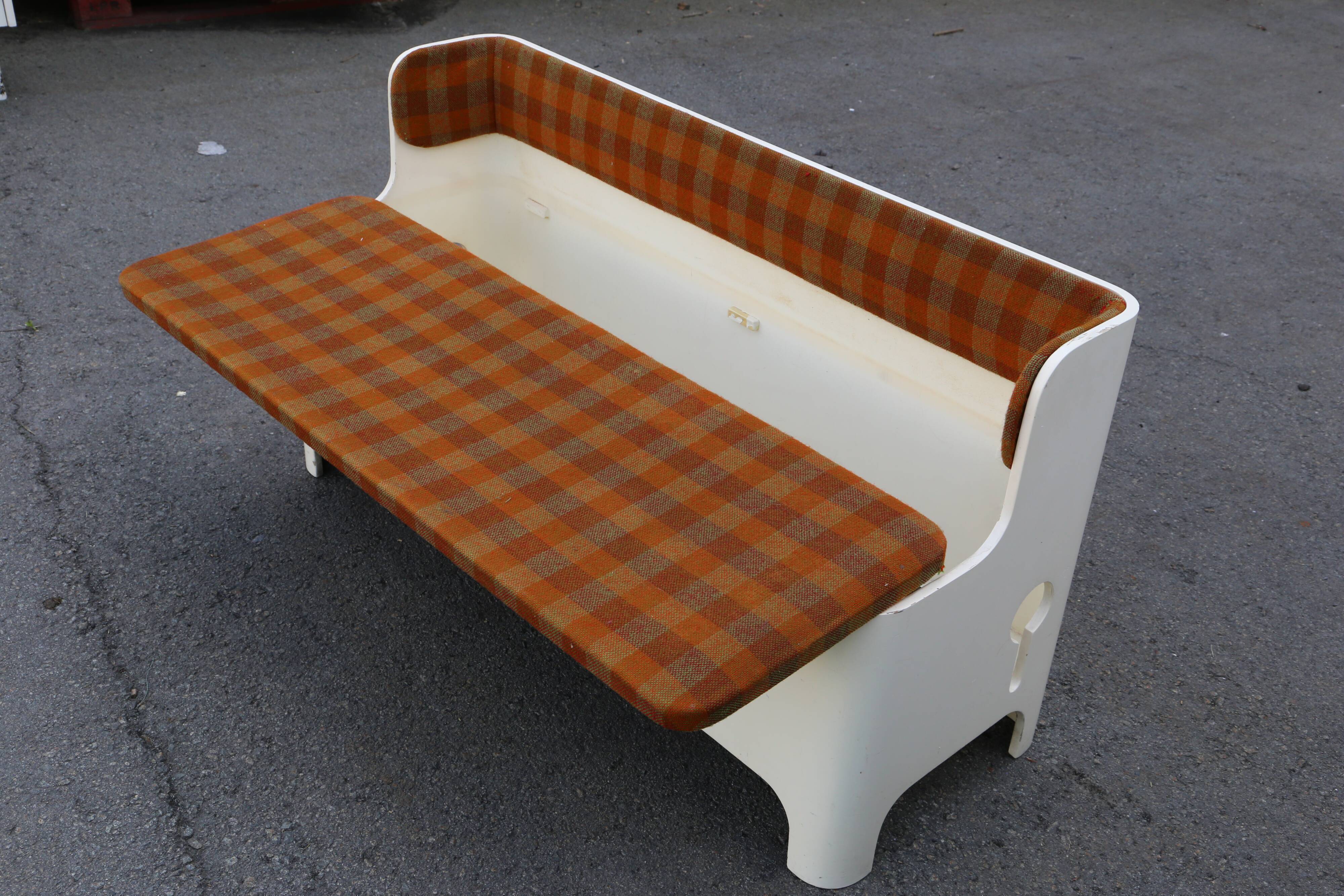 Bench Carlo di Carli, space age, 1960