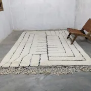 Large Beni Ouarain rug, 305 x 210 cm