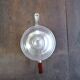 Vintage coffee maker in grey metal and bakelite handle