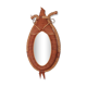 Miroir artisanal années 60/70 en corde en forme de licol