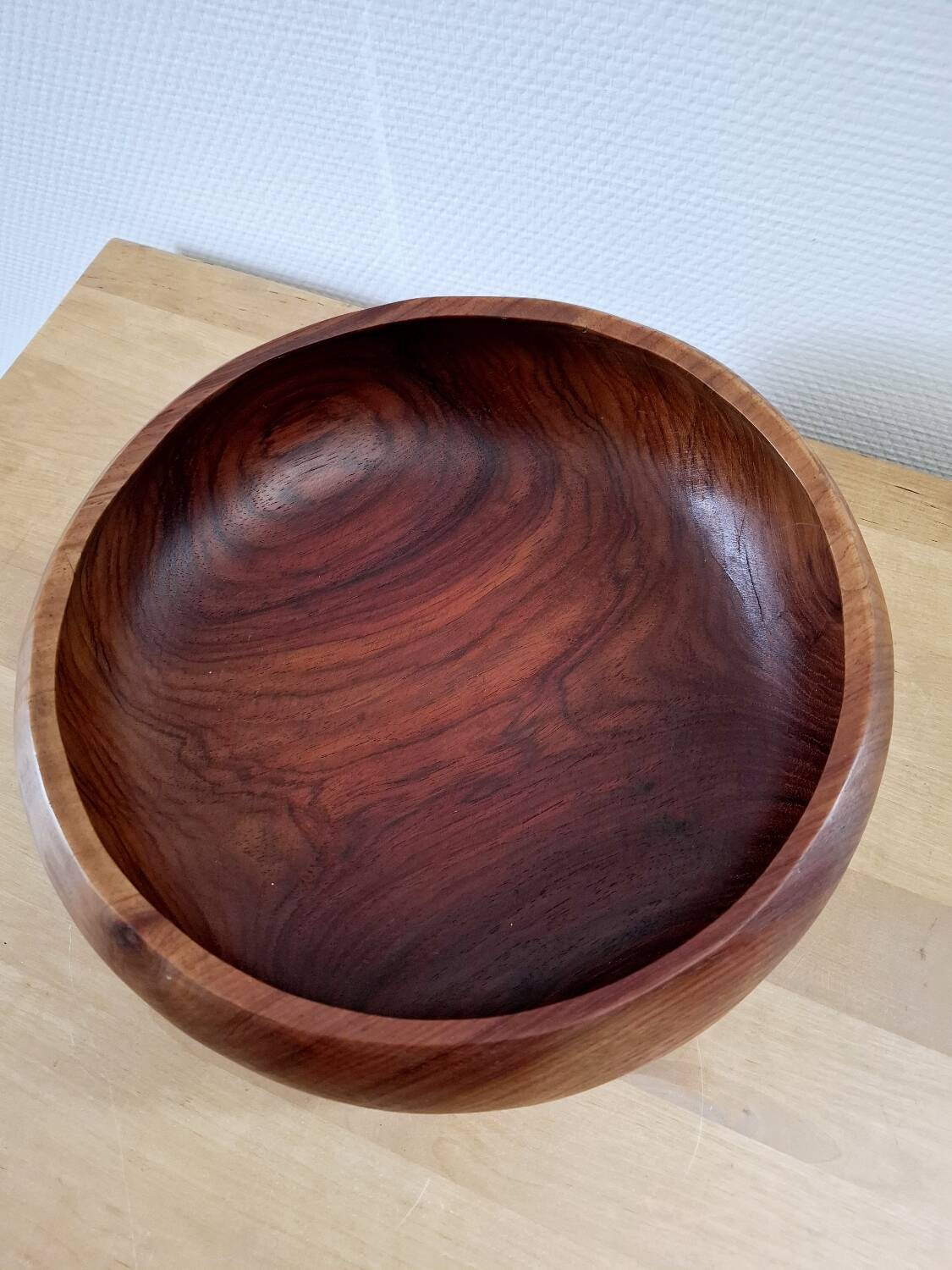 Vintage teak platter