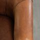 Sturdy set of vintage sheepskin club armchairs with a great appearance