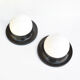 1970s a minimalist pair of plafonds, Polam Radom, Poland