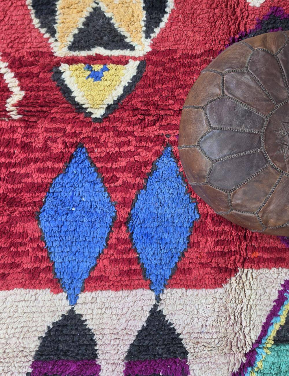 Handmade Colourful Berber Rug - 274 x 210 cm