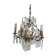 Bronze chandelier with tassels Louis XV, Louis XVI
