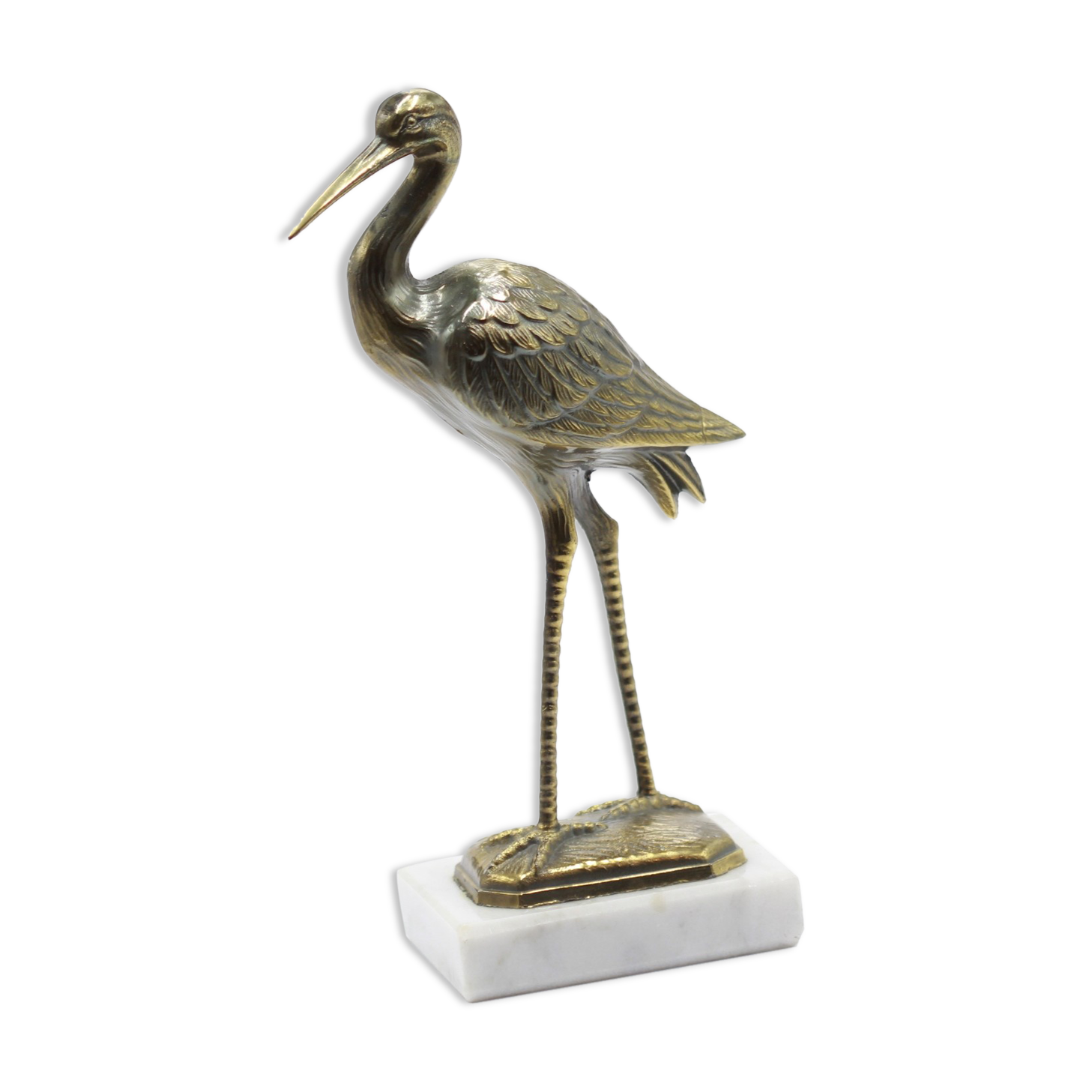 Paper press Marble stork statue
