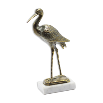 Paper press Marble stork statue