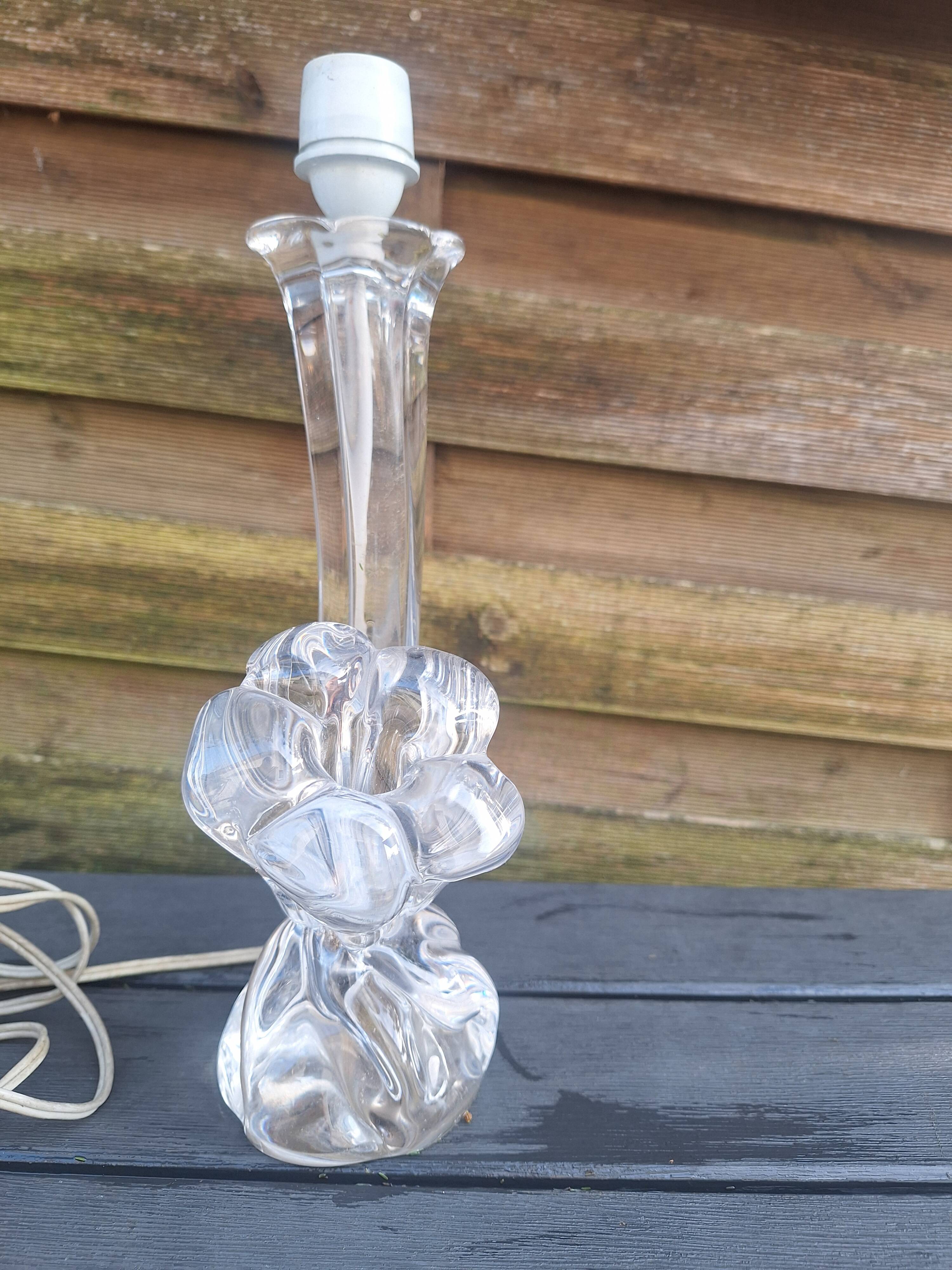 Crystal Lamp Base DAUM