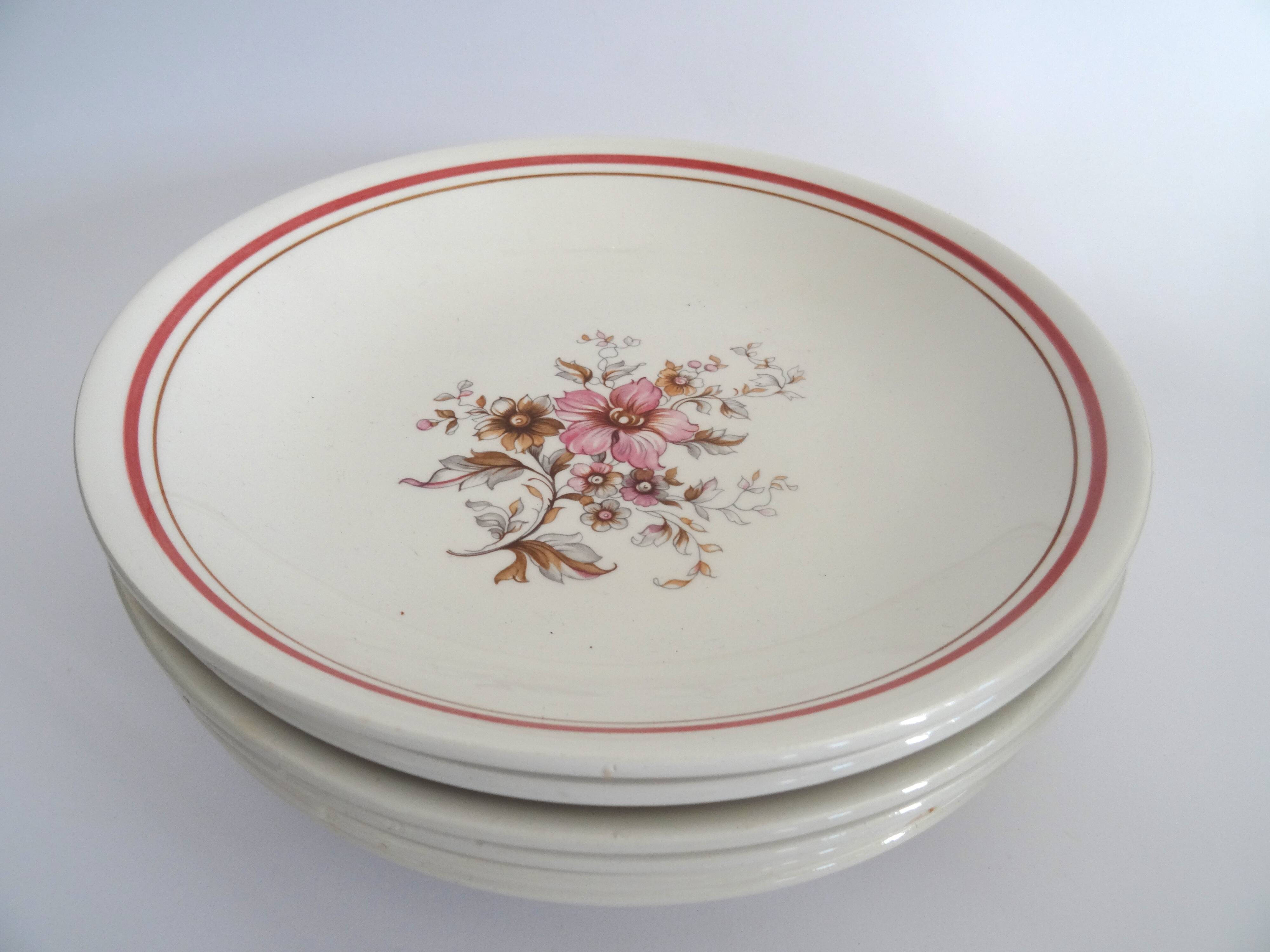 6 deep plates Moulin des Loups