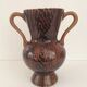 Vase vintage Sarreguemines modèle Acajou