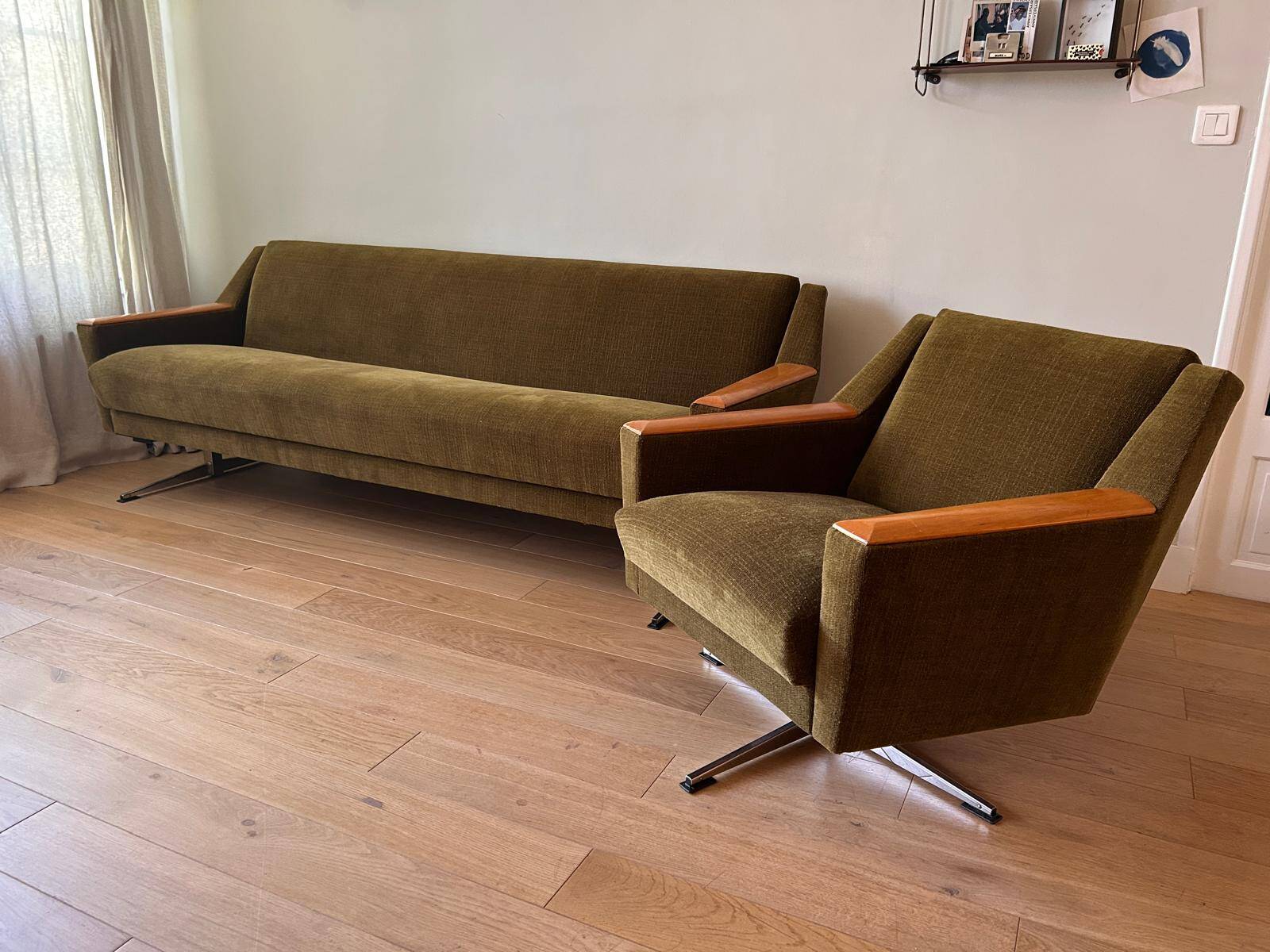 Sofa and armchair