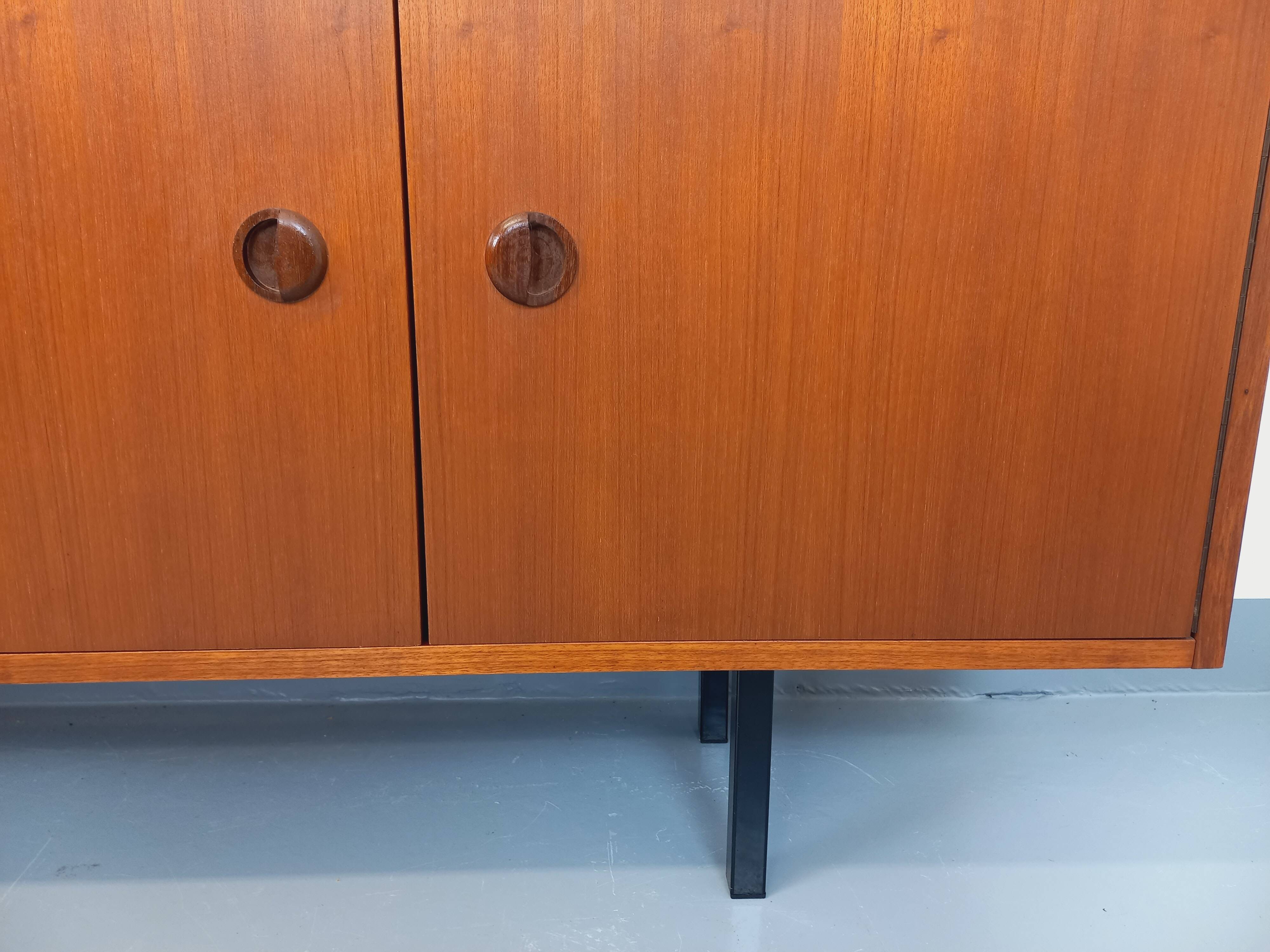 Vintage Scandinavian modernist style teak sideboard storage unit