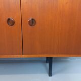 Vintage Scandinavian modernist style teak sideboard storage unit