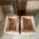 Pair of Art Deco marble and onyx bookends