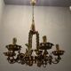 Italian tole chandelier, 1940s