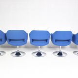 Set of 5 Vintage Largo Swivel Chairs Borje Johanson from Johanson Design