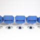 Set of 5 Vintage Largo Swivel Chairs Borje Johanson from Johanson Design