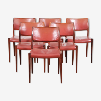 By Niels Möller 1968 rosewood lounge chairs