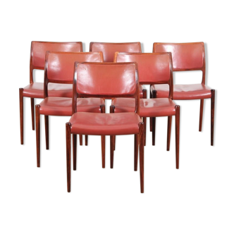 By Niels Möller 1968 rosewood lounge chairs