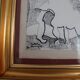 Tableau dessin " le taureau" Jules Mougin , le poète facteur
Abstrait art brut