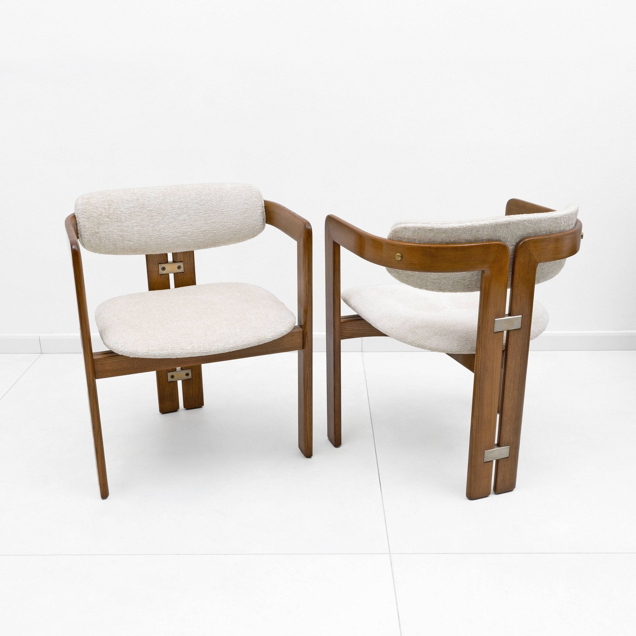 Paire de fauteuils "Pamplona" de style mid-century par Savini pour Pozzi, Italie, 1960