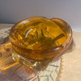 Murano ashtray year 60/70 orange