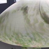 Lampe champignon vintage en pâte de verre
