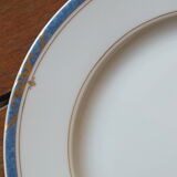 5 porcelain dessert plates from Limoges - Deshoulières and Guy Degrenne