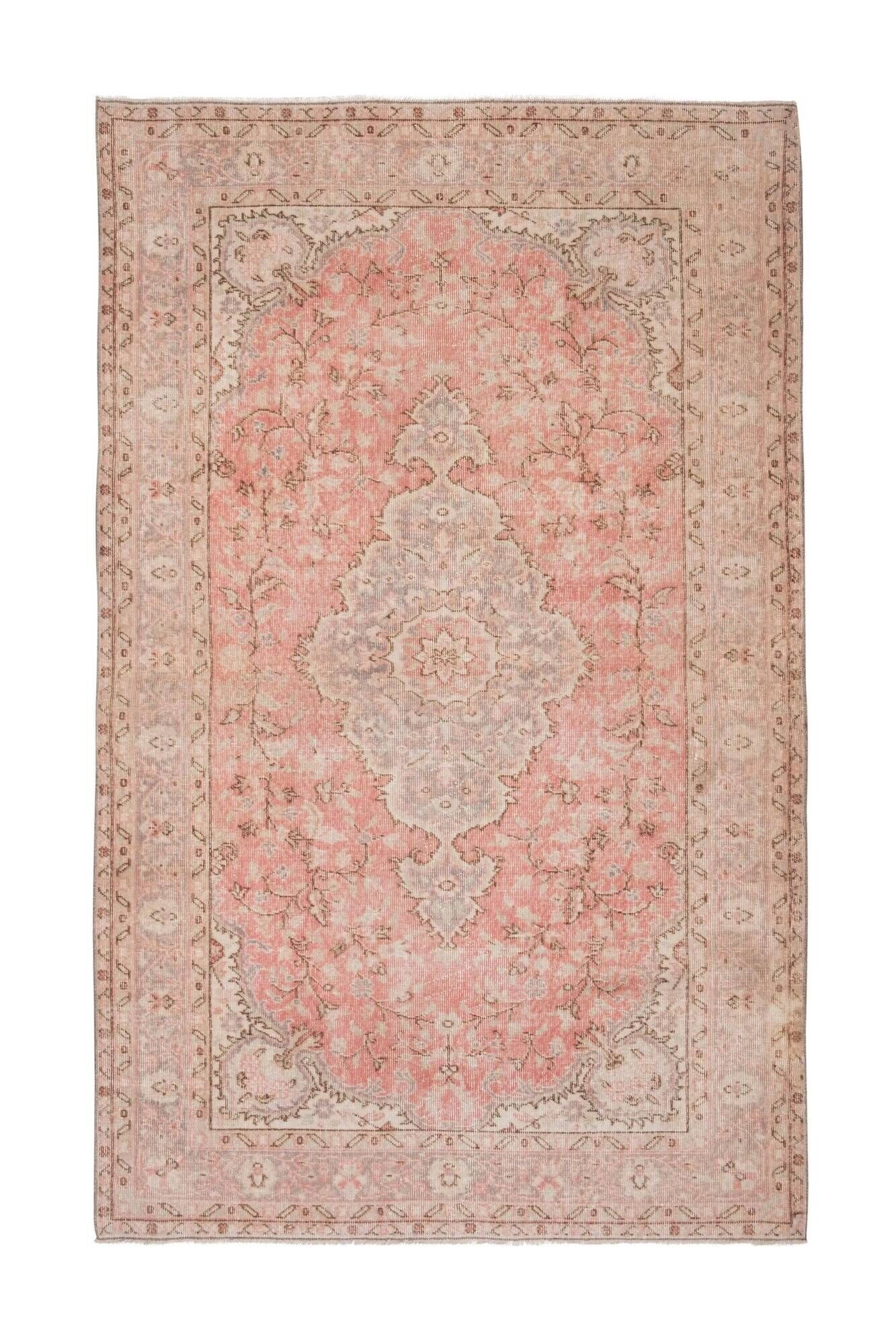 Vintage Turkish handmade rug 185x267 cm