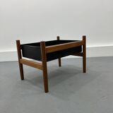 Vintage danishs modern modern teak, brass planter/ flower box/pot plant stand 1960s