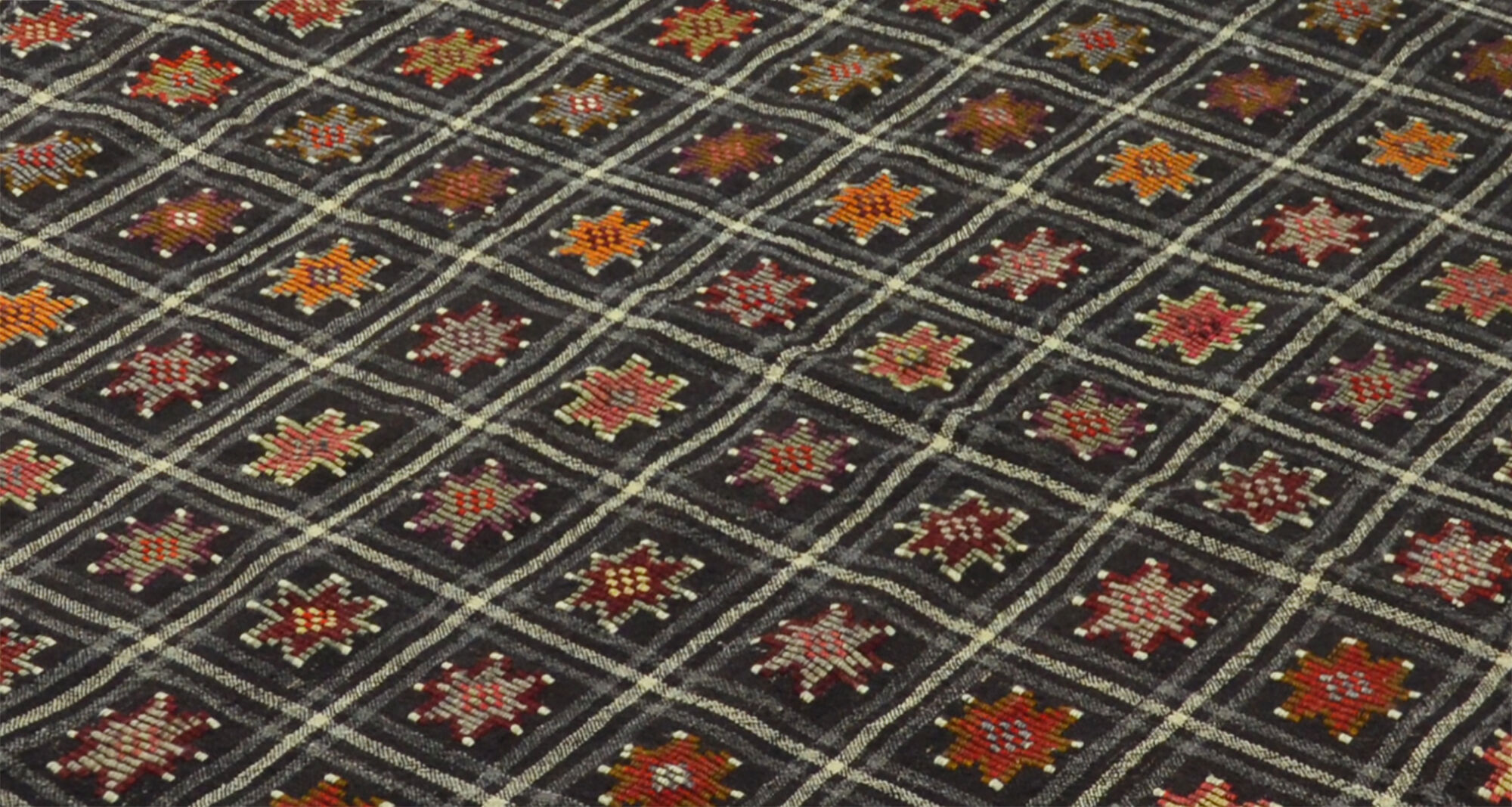 Anatolian handmade kilim rug 338 cm x 185 cm