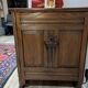 Jesuit-style chest dated 1790. Chiselled, in oak. H 71, W 123, D 60.