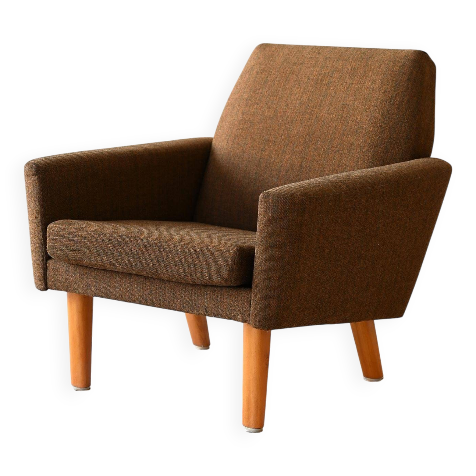 Fauteuil des années 60 avec tissu d'origine