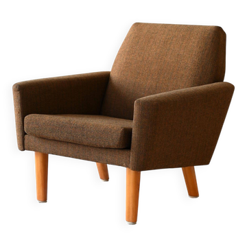 Fauteuil des années 60 avec tissu d'origine