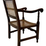 Art Deco chair minimalist oak wicker minimalist design