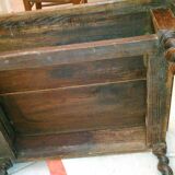 Console en chêne foncé