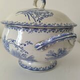 Antique FF Pexonnes soup tureen – “Birds” model